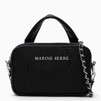 Marine Serre Black Logo-lettering Cross-body Bag