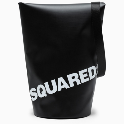 Dsquared2 Black Logo-print Backpack