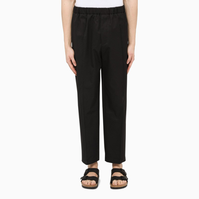 Jil Sander Black Cropped Trousers