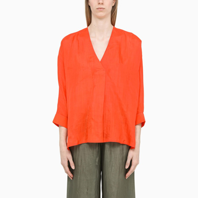 The Rose Ibiza Orange Indochine Blouse