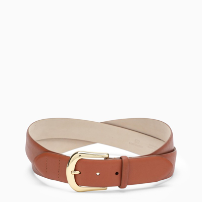 B-low The Belt Brown Leather Kennedy Corset Belt