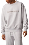 Adidas Originals X Humanrace By Pharrell Williams Basic Sweatshirt In Light Grey Heather