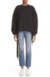 Ambush Multi-drawstring Logo Sweatshirt In Black