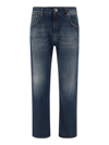 14 Bros Dark Blue Jeans In Blue