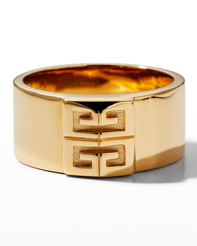 Givenchy G Logo Gold-tone Ring In Golden