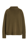Nili Lotan Lanie Cashmere Turtleneck Sweater In Green