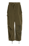 Dolce & Gabbana Drawstring-fastening Cargo Trousers In Green