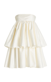 Rotate Birger Christensen Rotate Strapless Silhouette Carmina Dress In White