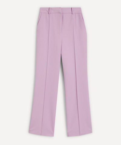 Aligne Femi Tailored Straight Trouser - Size 10 In Lilac
