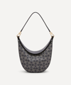 Loewe Women's Luna Anagram Jacquard And Leather Shoulder Bag In Navy/black