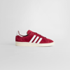 Adidas Originals Campus 80s Leather-trimmed Suede Sneakers In Red