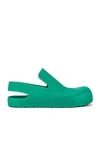 Bottega Veneta Green Puddle Loafers In Turquoise