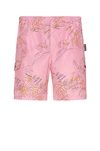 PALM ANGELS ABSTRACT PALMS SWIM SHORT