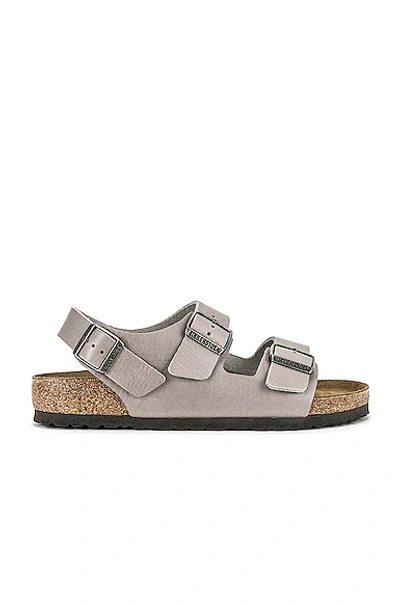 Birkenstock Milano In Vintage Stone Coin