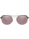 Ray Ban Ray-ban Rb3685m Scuderia Ferrari Collection 58 Unisex Polarized Sunglasses In Grey
