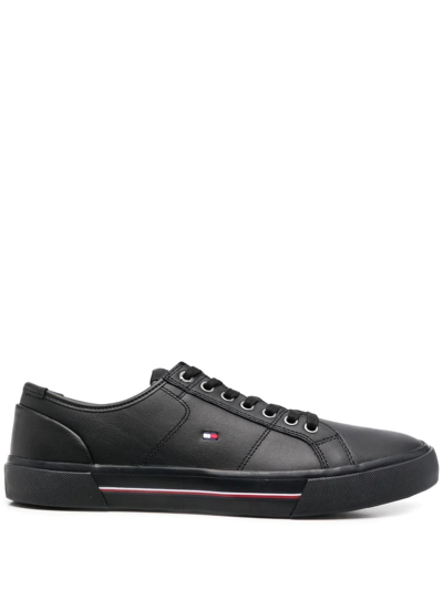 Tommy Hilfiger Vulc Low-top Sneakers In Black
