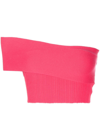 ANNA QUAN ONE-SHOULDER KNIT TOP