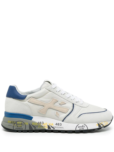 Premiata Mick 5192 Lace-up Sneakers In White