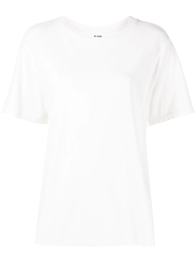 Re/done White Hanes Edition 90s Easy T-shirt