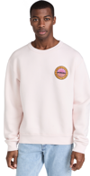 Isabel Marant Mikolo Appliquéd Cotton-blend Jersey Sweatshirt In Light Pink