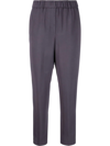 PESERICO CROPPED ELASTICATED TROUSERS