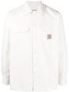 Carhartt Walter Cotton And Linen-blend Canvas Shirt Jacket In Neutrals