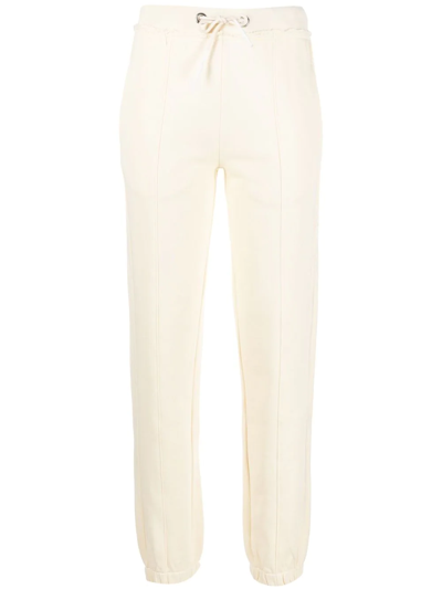 Helmut Lang Drawstring Track Pants In Beige