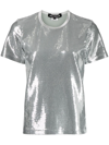 JUNYA WATANABE METALLIC-EFFECT SEQUIN-EMBELLISHED T-SHIRT