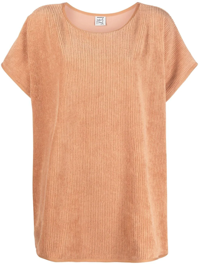 Baserange Short-sleeve T-shirt In Brown