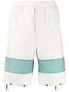 CRAIG GREEN TWO-TONE PANELLED SHORTS