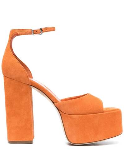 Paris Texas Tatiana Platform Sandals In Orange