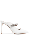 KURT GEIGER DUKE 105MM CRYSTAL-EMBELLISHED PUMPS