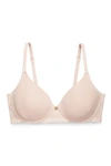 Natori Bliss Perfection Contour Underwire Soft Stretch Padded T-shirt Everyday Bra (38d) Women's In Heather Marble