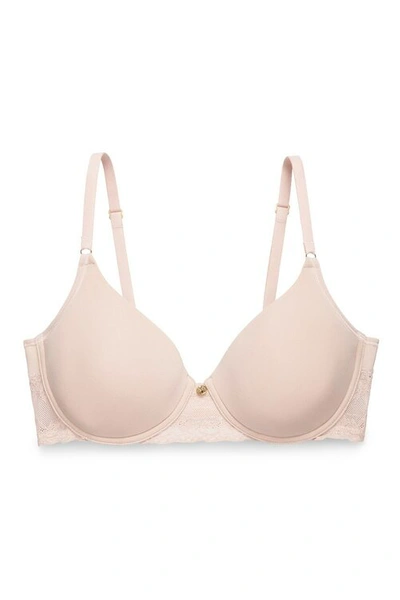 Natori Bliss Perfection Contour Underwire Soft Stretch Padded T-shirt Everyday Bra (38d) Women's In Heather Marble