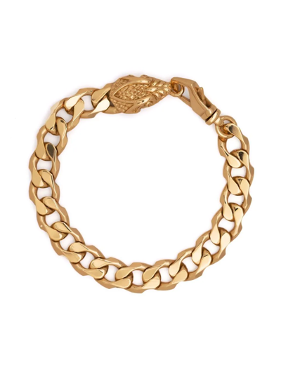 Emanuele Bicocchi Serpent Curb-chain Bracelet In Gold