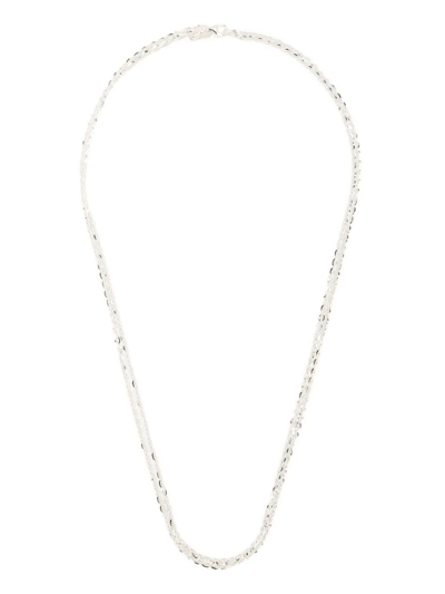 Emanuele Bicocchi Double-chain Necklace In Silver