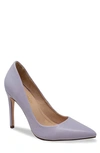 Chase & Chloe Pointed Toe Pump In Lilac Pu