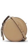 Ganni Banner Recycled Leather Roller Bag In Tannin