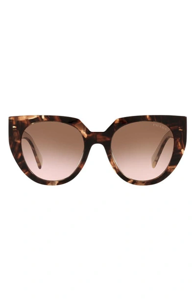 PRADA PRADA 53MM GRADIENT CAT EYE SUNGLASSES