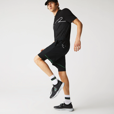 Lacoste Men's Sport Lined Shorts - 4xl - 9 In Black