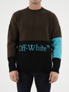 OFF-WHITE COLOR-BLOCK JUMPER