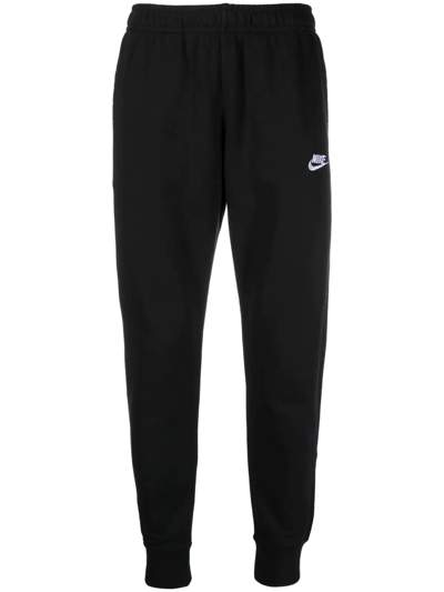 Nike Logo-embroidered Track Pants In Black