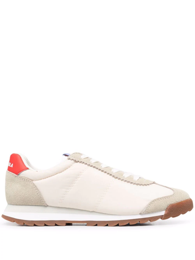 Bimba Y Lola Panelled Lace-up Trainers In Neutrals