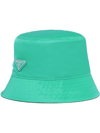 Prada Re-nylon Bucket Hat In Mint Green