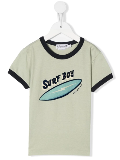 Bonpoint Kids' Graphic T-shirt Pistachio Green