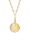Roberto Coin 18k Yellow Gold Venetian Princess Diamond Medallion Lariat Necklace, 19