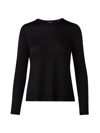 Akris Seamless Cashmere-silk Sweater In Black