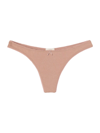Eberjey Goddess Pima Cotton Bikini Briefs In Buff