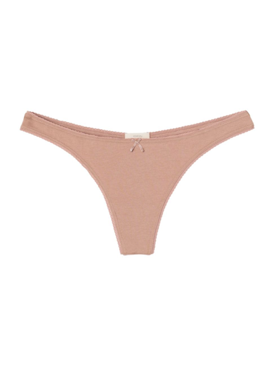 EBERJEY WOMEN'S PIMA STRETCH COTTON THONG