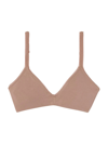 Eberjey Pima Stretch Cotton Bralette In Mocha